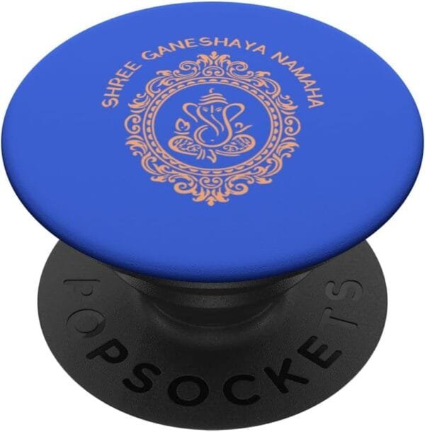 Ganapati, Ganesh, Shree Ganeshaya Namaha Puja PopSocket (UK)