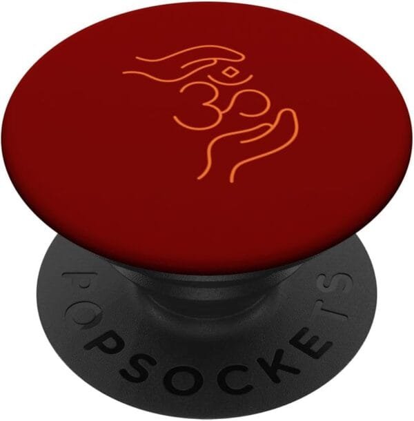 Hinduism Om, Sacred Pooja Hindu Temple PopSocket (Spain)