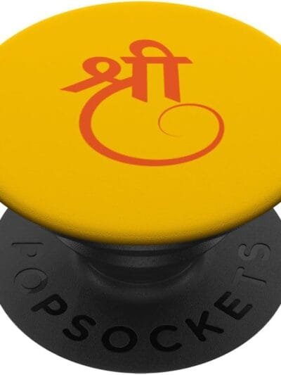 Hinduism Shree, Sacred Pooja Hindu Temple PopSocket (Italy)