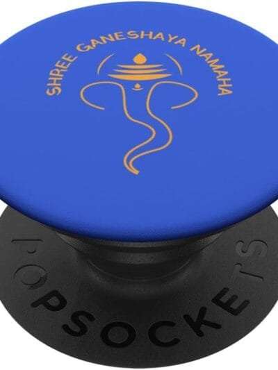 Ganapati, Ganesh, Shree Ganeshaya Namaha Ganeshotsav Puja PopSocket (France)