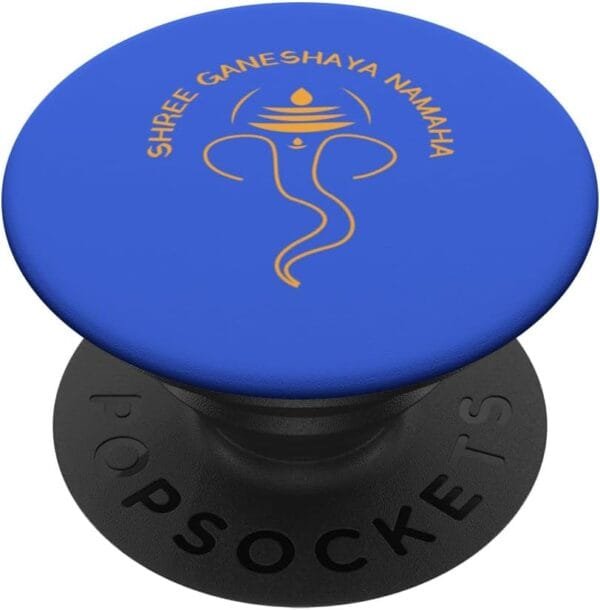 Ganapati, Ganesh, Shree Ganeshaya Namaha Ganeshotsav Puja PopSocket (France)