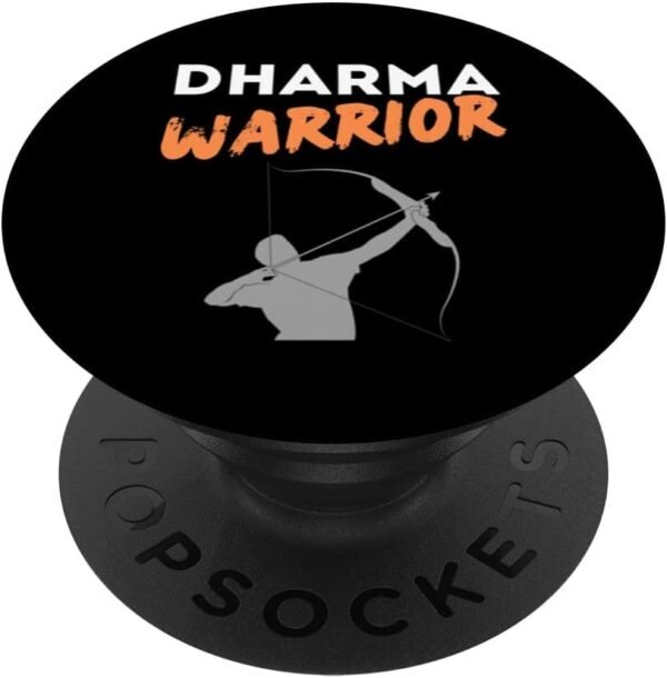 Dharma Warrior - Inspiring Hindu Spiritual, Cultural PopSocket (USA)