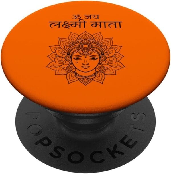 Laxmi Mata, Diwali Om Jai Lakshmi Mata Hindi Navratri Puja PopSocket (France)