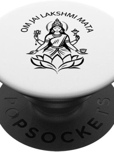 Laxmi Mata, Diwali Indian Goddess Om Jai Lakshmi Mata Pooja PopSocket (UK)
