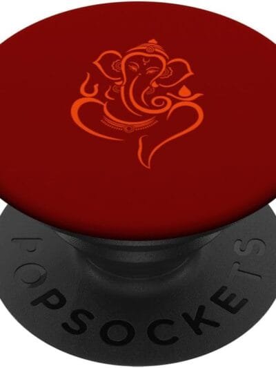 Ganapati, Ganesh, Shree Ganesh Om Ganeshotsav Puja PopSocket (Spain)