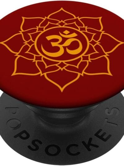 Hinduism Om, Sacred Pooja Hindu Temple PopSocket (Spain)