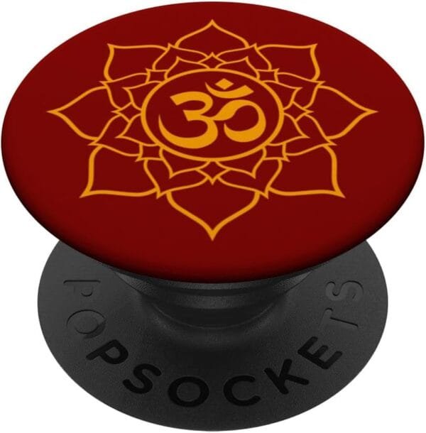 Hinduism Om, Sacred Pooja Hindu Temple PopSocket (Spain)
