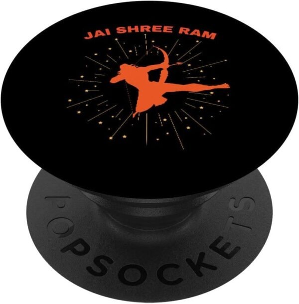 Lord Rama Diwali God Gift for Indian Hindus Jai Shree Ram PopSocket (Spain)