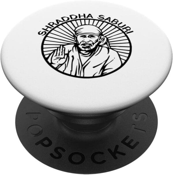 Sai Baba of Shirdi Blessing God Hindu Pooja Shraddha Saburi PopSocket (Italy)