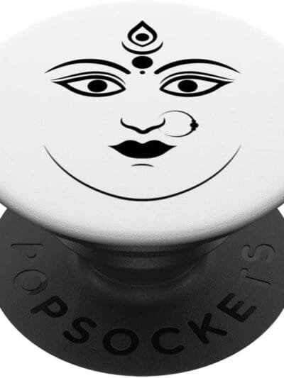 Durga Mata, Navratri Indian Goddess Face Pooja PopSocket (Italy)