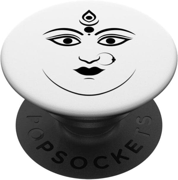 Durga Mata, Navratri Indian Goddess Face Pooja PopSocket (Italy)