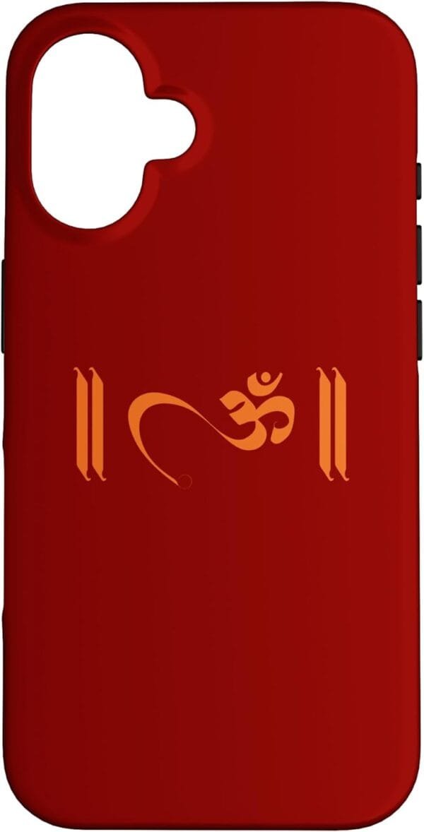 Hinduism Om, Sacred Pooja Hindu Temple iPhone Cases (Germany)