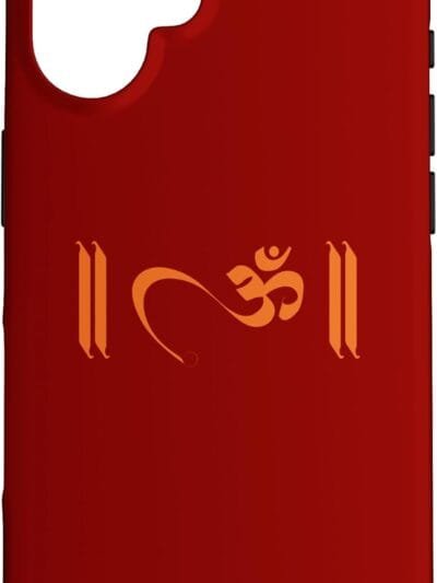 Hinduism Om, Sacred Pooja Hindu Temple iPhone Cases (France)
