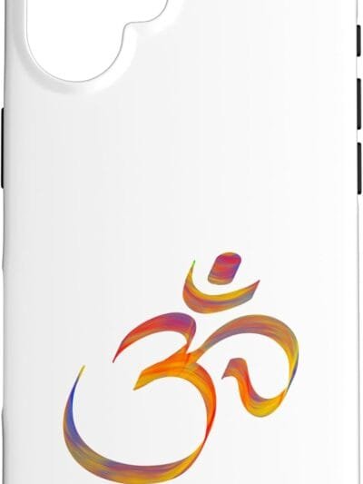 Hinduism Om, Sacred Pooja Hindu Temple iPhone Cases (Spain)
