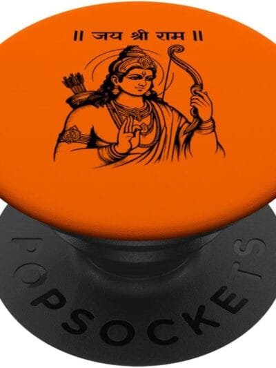 Rama, Ram, Diwali Shree Ram Hindu Temple Jai Shree Ram Hindi PopSocket (Italy)