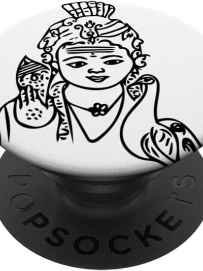 Murugan, Kartikeya Hindu God Temple Pooja PopSocket (France)
