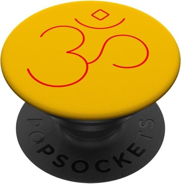 Hinduism Om, Sacred Pooja Hindu Temple PopSocket (USA)