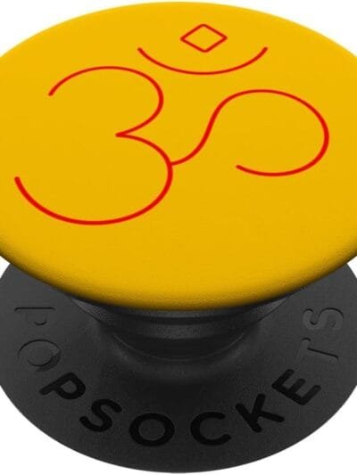Hinduism Om, Sacred Pooja Hindu Temple PopSocket (Germany)