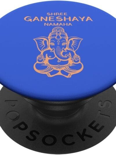 Ganapati, Ganesh, Shree Ganeshaya Namaha Ganeshotsav Puja PopSocket (Germany)