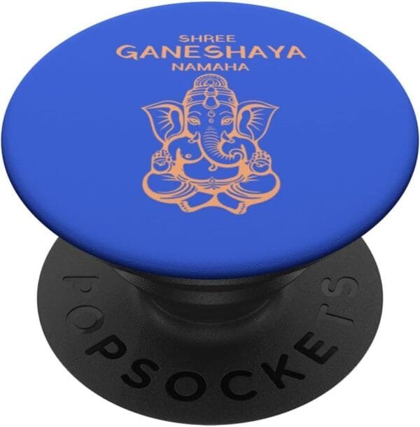 Ganapati, Ganesh, Shree Ganeshaya Namaha Ganeshotsav Puja PopSocket (Italy)