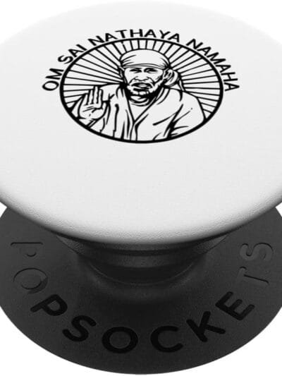 Sai Baba of Shirdi Blessing God Hindu Om Sai Nathaya Namaha PopSocket (Spain)