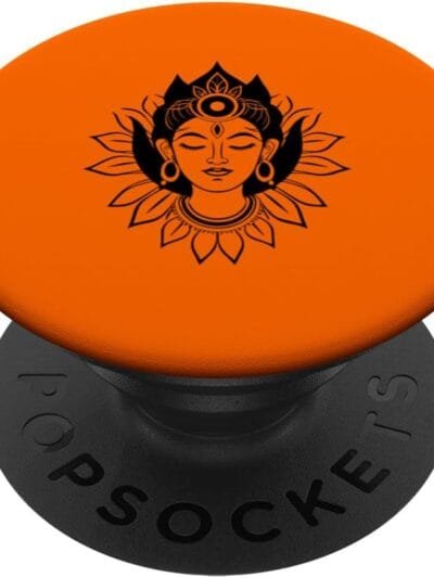 Kali Mata, Navratri Hindu Goddess Face Pooja PopSocket (USA)