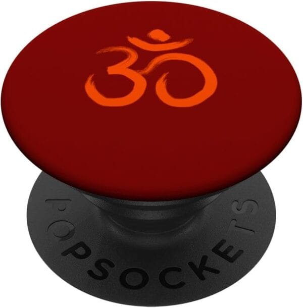 Hinduism Om, Sacred Pooja Hindu Temple PopSocket (Italy)
