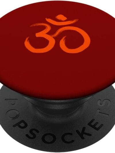Hinduism Om, Sacred Pooja Hindu Temple PopSocket (Spain)