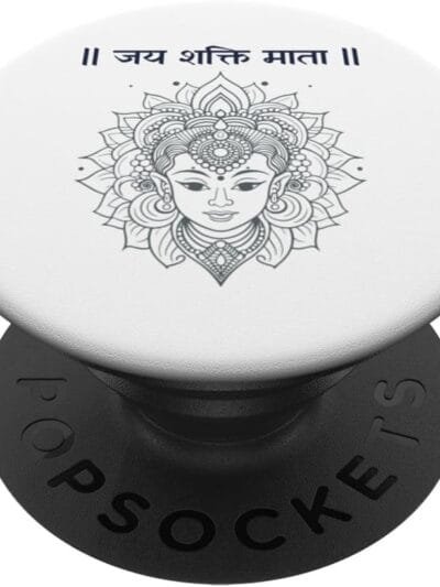 Shakti Mata, Navratri Hindu Goddess Jai Shakti Mata Hindi PopSocket (UK)