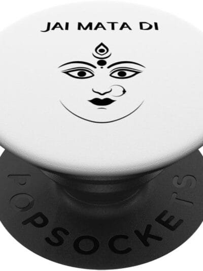 Durga Mata, Navratri Indian Goddess Face Jai Mata Di Pooja PopSocket (France)