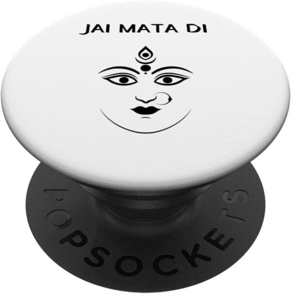 Durga Mata, Navratri Indian Goddess Face Jai Mata Di Pooja PopSocket (France)