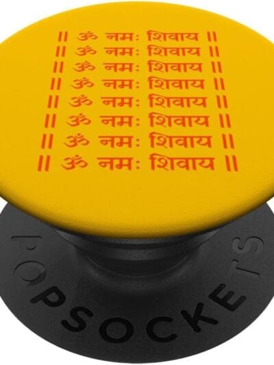 Shiva, Shankar, Maha Shivratri Om Namaha Shivaya Sanskrit PopSocket (USA)