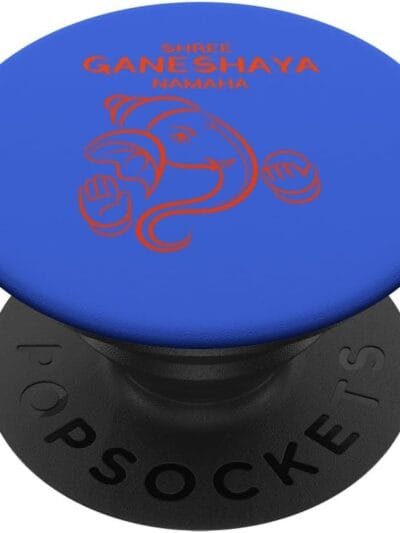 Ganapati, Ganesh, Shree Ganeshaya Namaha Ganeshotsav Puja PopSocket (Italy)