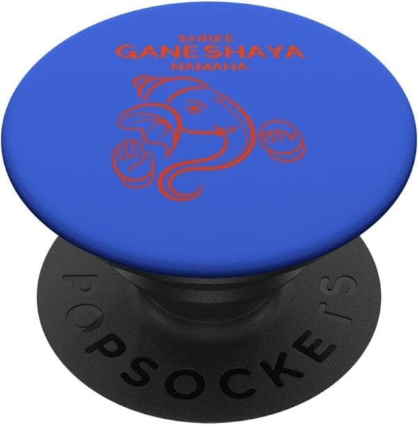 Ganapati, Ganesh, Shree Ganeshaya Namaha Ganeshotsav Puja PopSocket (UK)