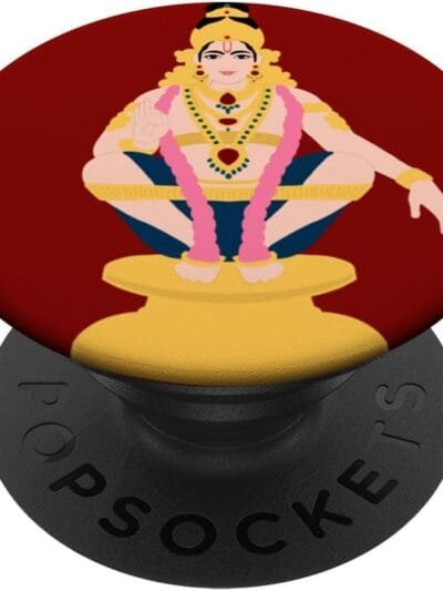 Ayyappa, Ayyappan Hindu God Temple Pooja PopSocket (Italy)
