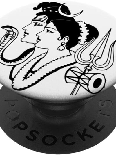 Shiva, Shankar, MahaShivratri Shiv Parvati Temple hindou Puja PopSocket (France)