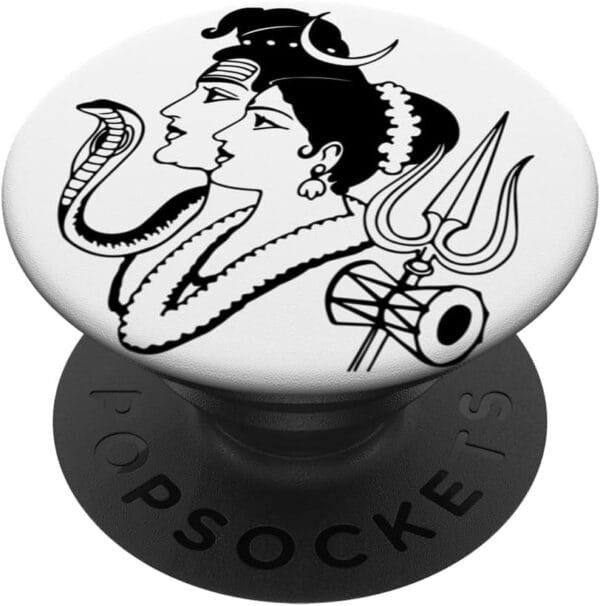 Shiva, Shankar, MahaShivratri Shiv Parvati Hindu Temple Puja PopSocket (UK)