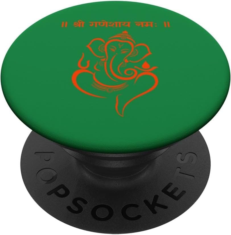 Ganapati, Ganesh, Shree Ganeshaya Namaha Sanskrit Om Puja PopSocket (Spain) 1 Ganapati, Ganesh, Shree Ganeshaya Namaha Sanskrit Om Puja PopSocket (Spain)