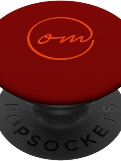 Hinduism Om English, Sacred Pooja Hindu Temple PopSocket (UK)