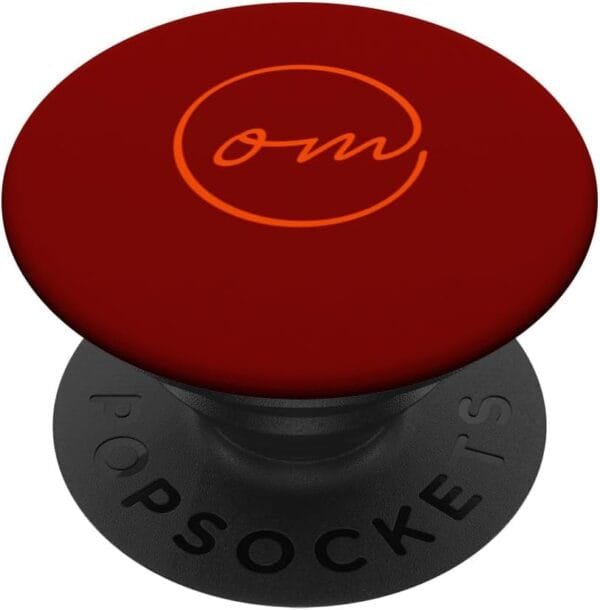 Hinduism Om English, Sacred Pooja Hindu Temple PopSocket (France)