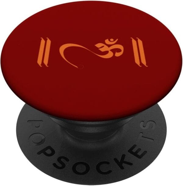 Hinduism Om, Sacred Pooja Hindu Temple PopSocket (Germany)