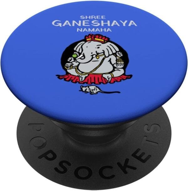 Ganapati, Ganesh, Shree Ganeshaya Namaha Ganeshotsav Puja PopSocket (Germany)