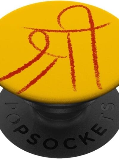 Hinduism Shree, Sacred Pooja Hindu Temple PopSocket (Italy)