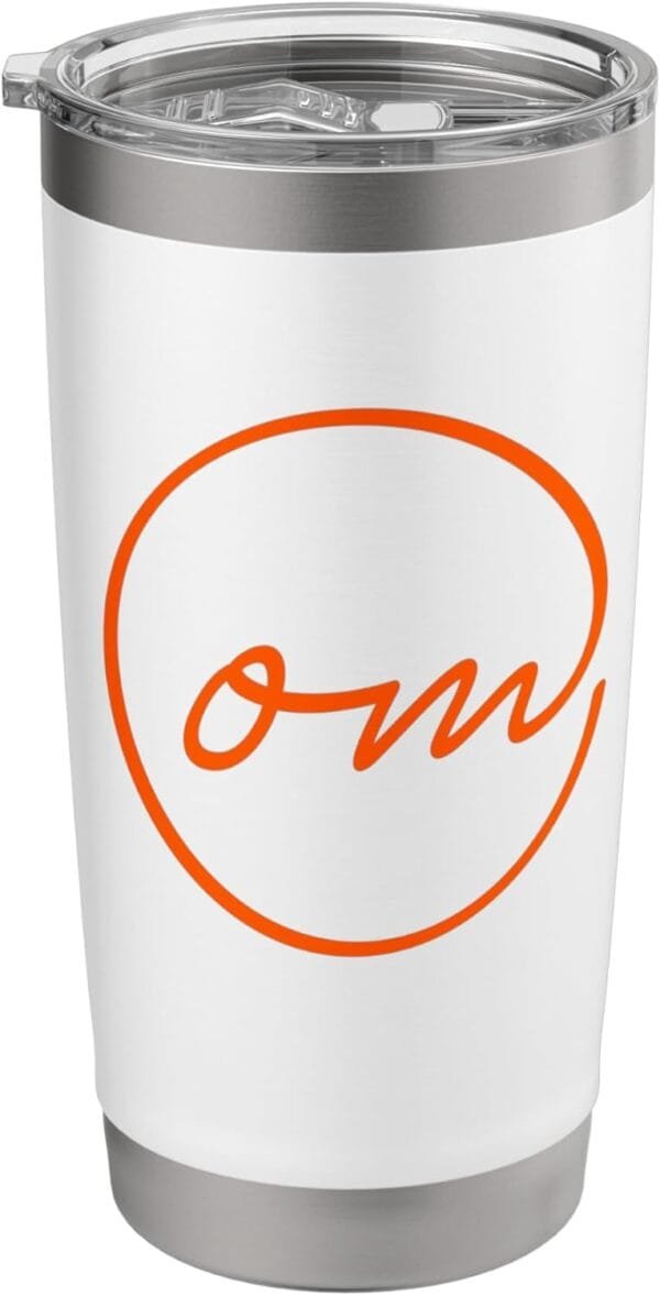 Hinduism Om English, Sacred Pooja Hindu Temple TUMBLER (USA)