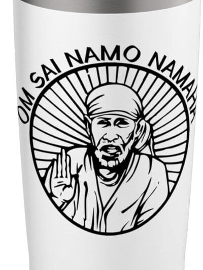 Sai Baba of Shirdi Blessing God Hindu Puja Om Sai Namo Namah TUMBLER (USA)