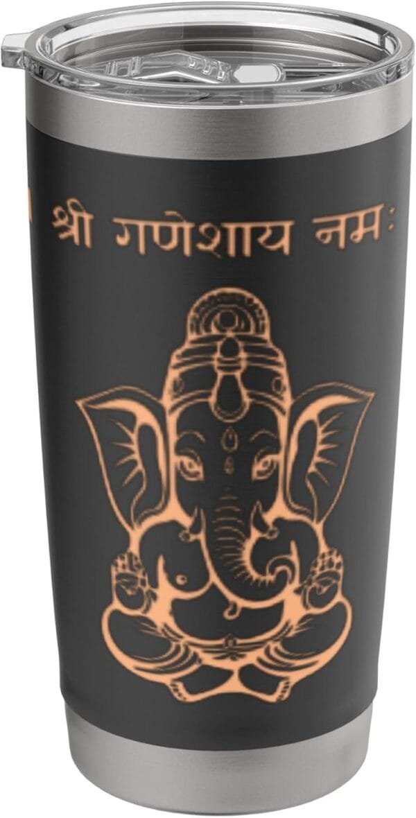 Ganapati, Ganesh, Shree Ganeshaya Namaha Sanskrit Puja TUMBLER (USA)