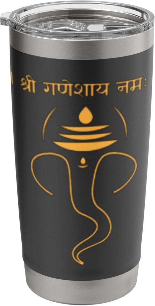 Ganapati, Ganesh, Shree Ganeshaya Namaha Sanskrit Puja TUMBLER (USA)