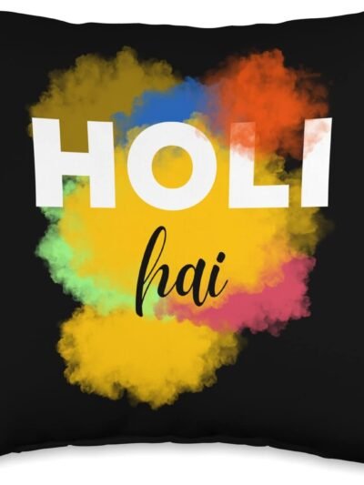 Holi Hai Throw Pillow (USA)