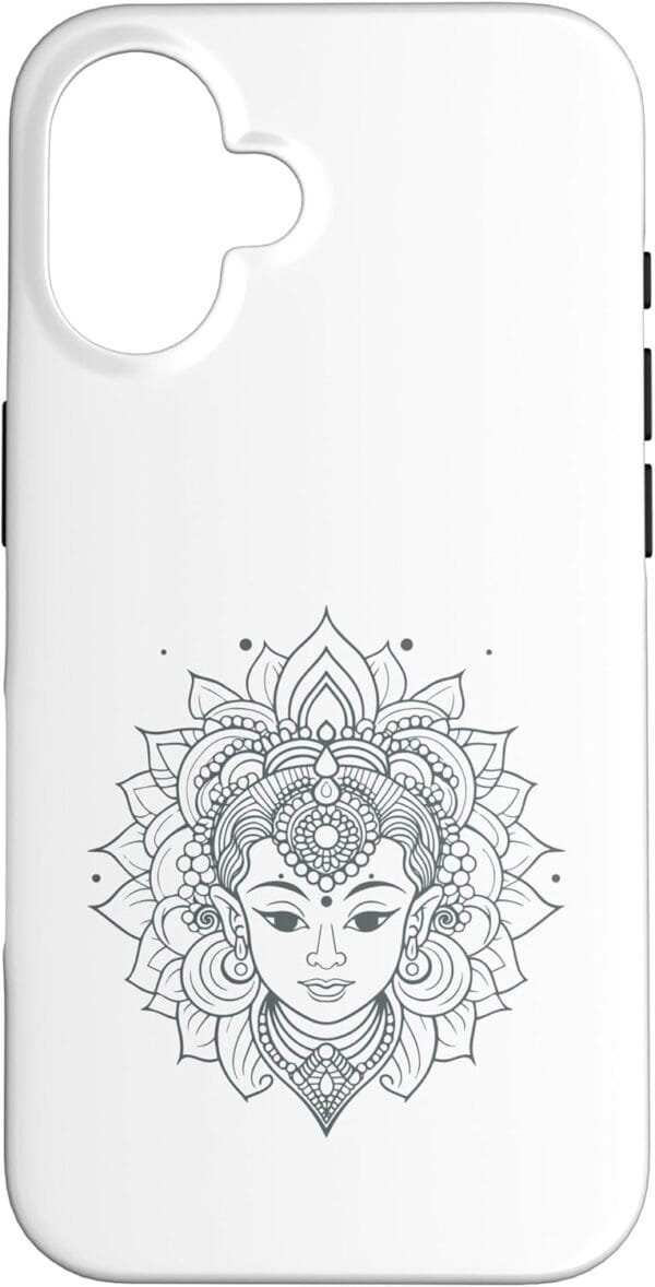 Shakti Mata, Navratri Dea indù Viso Pooja iPhone Cases (Italy)