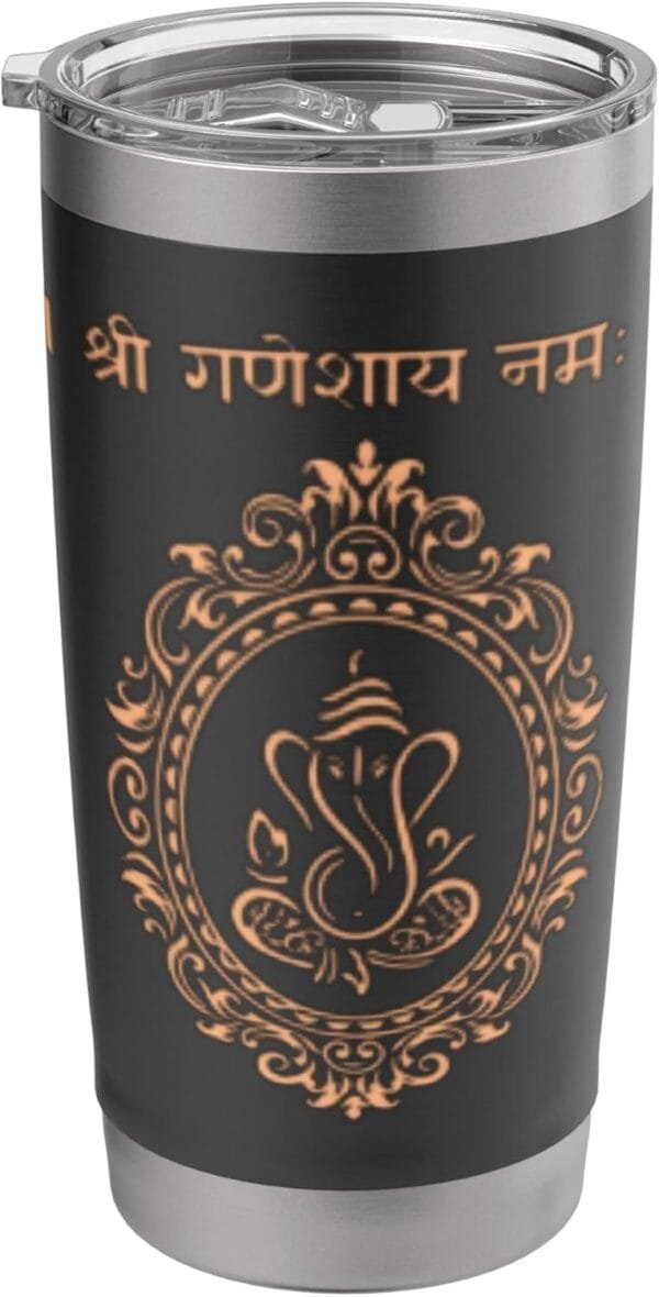 Ganapati, Ganesh, Shree Ganeshaya Namaha Sanskrit Puja TUMBLER (USA)